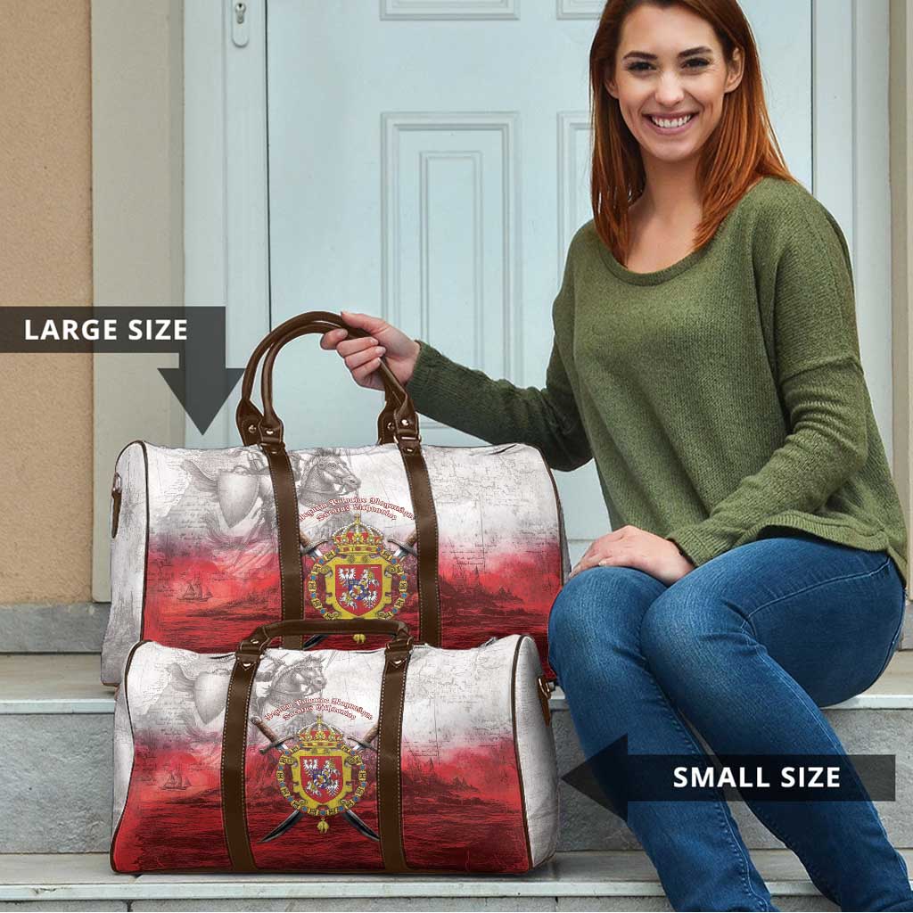 Polish-Lithuanian Commonwealth Travel Bag Medieval Royal Coat Of Arms Heritage