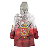 Polish-Lithuanian Commonwealth Wearable Blanket Hoodie Medieval Royal Coat Of Arms Heritage