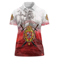 Polish-Lithuanian Commonwealth Women Polo Shirt Medieval Royal Coat Of Arms Heritage