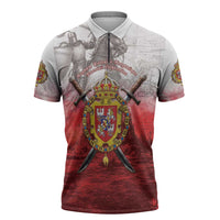 Polish-Lithuanian Commonwealth Zipper Polo Shirt Medieval Royal Coat Of Arms Heritage