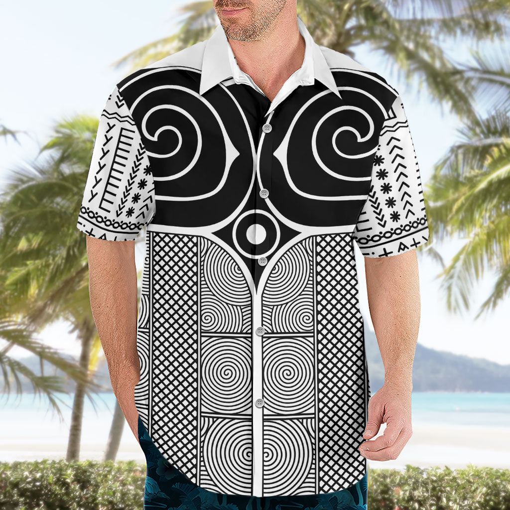 Japan Hawaiian Shirt Jomon Tattoo Inspiration White