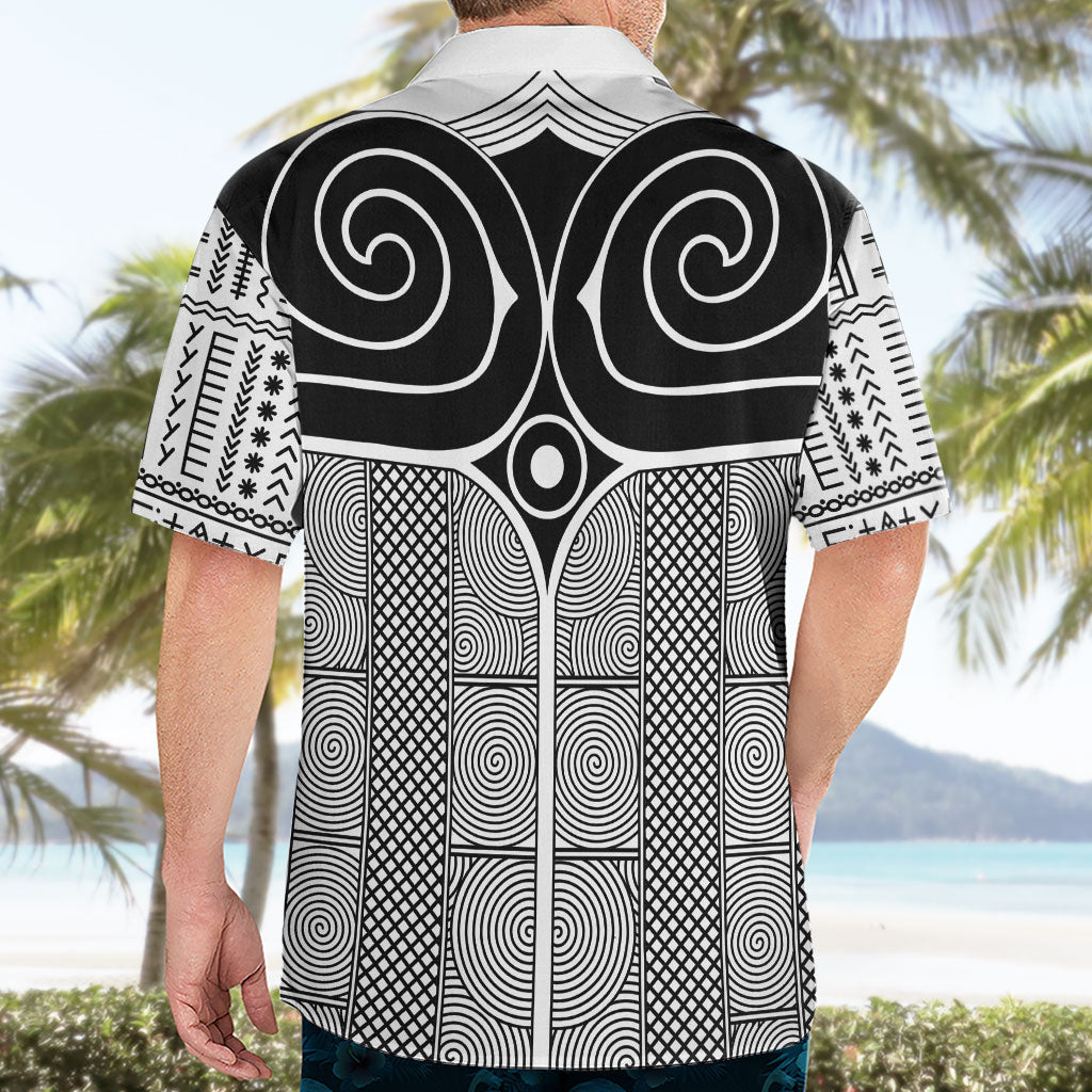Japan Hawaiian Shirt Jomon Tattoo Inspiration White
