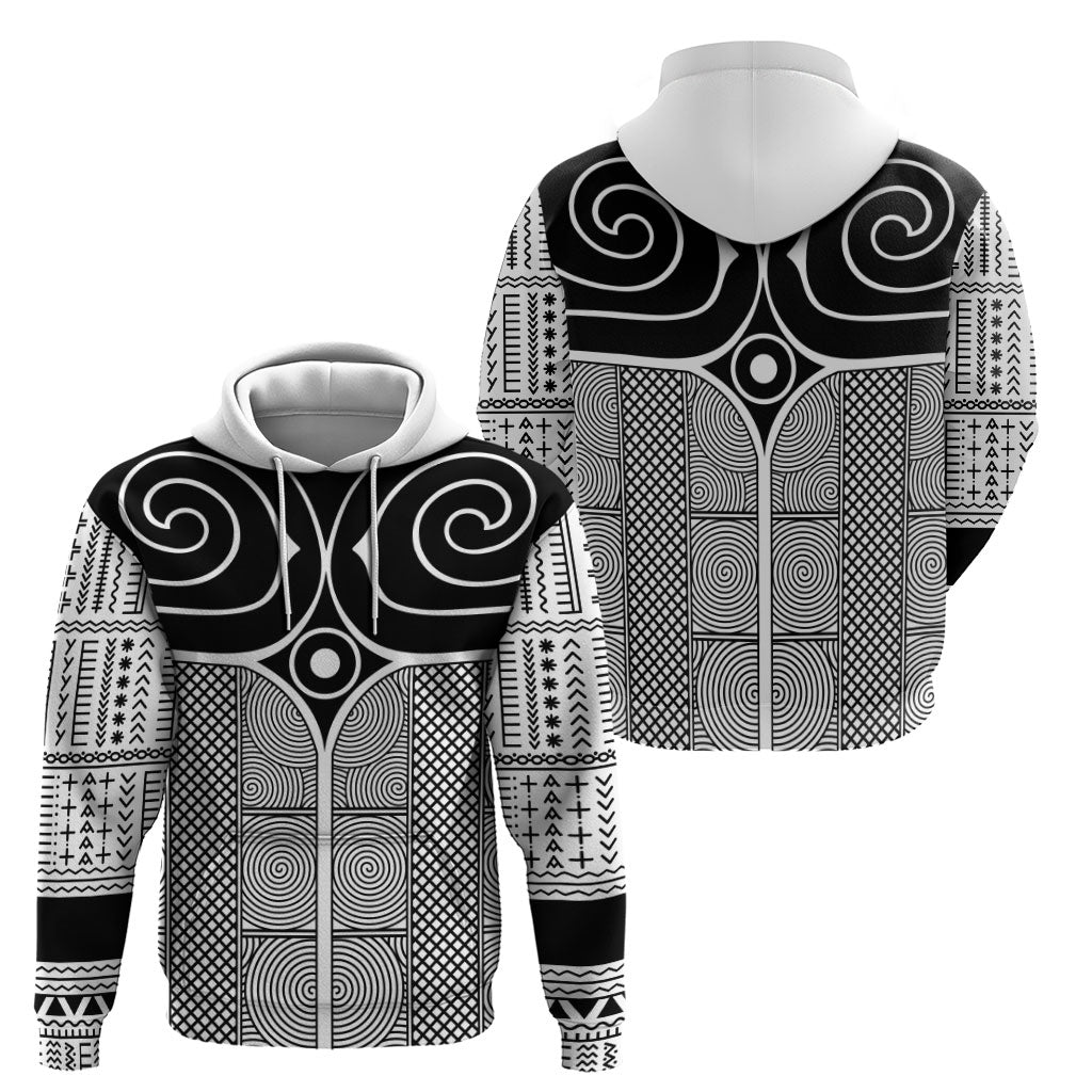 Japan Hoodie Jomon Tattoo Inspiration White