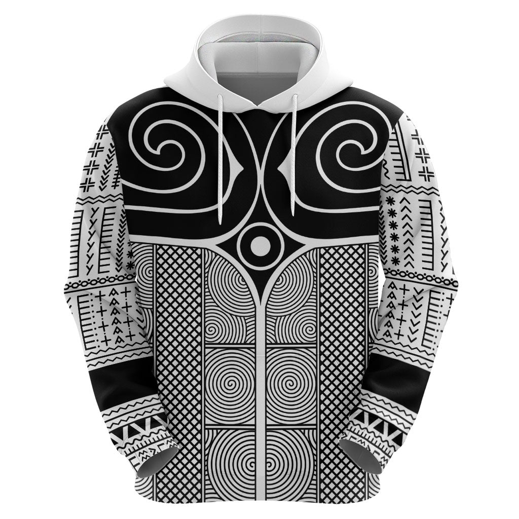 Japan Hoodie Jomon Tattoo Inspiration White