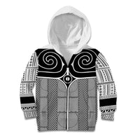 Japan Kid Hoodie Jomon Tattoo Inspiration White