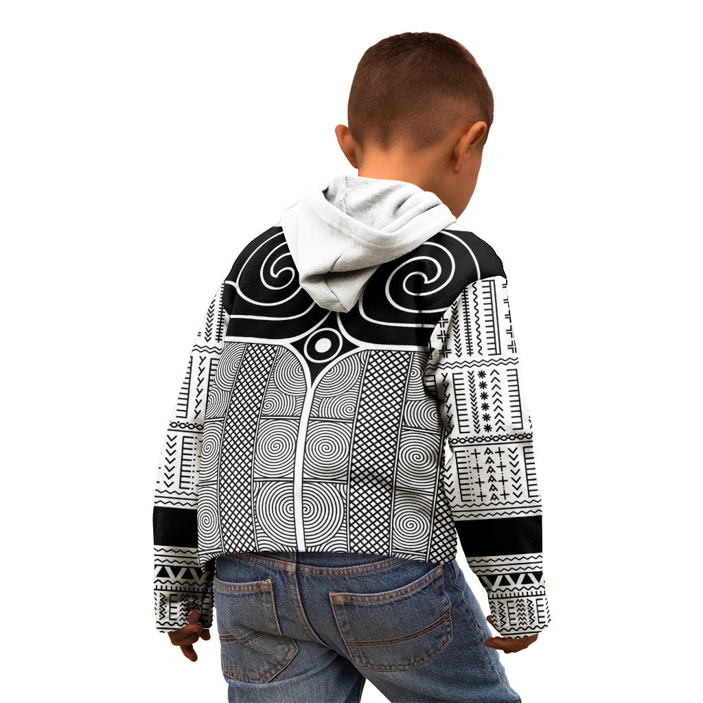 Japan Kid Hoodie Jomon Tattoo Inspiration White