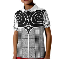 Japan Kid Polo Shirt Jomon Tattoo Inspiration White