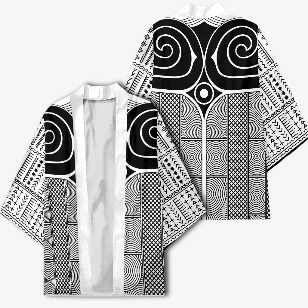 Japan Kimono Jomon Tattoo Inspiration White