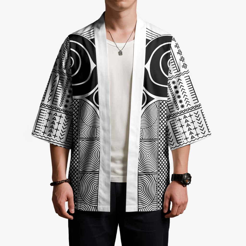 Japan Kimono Jomon Tattoo Inspiration White