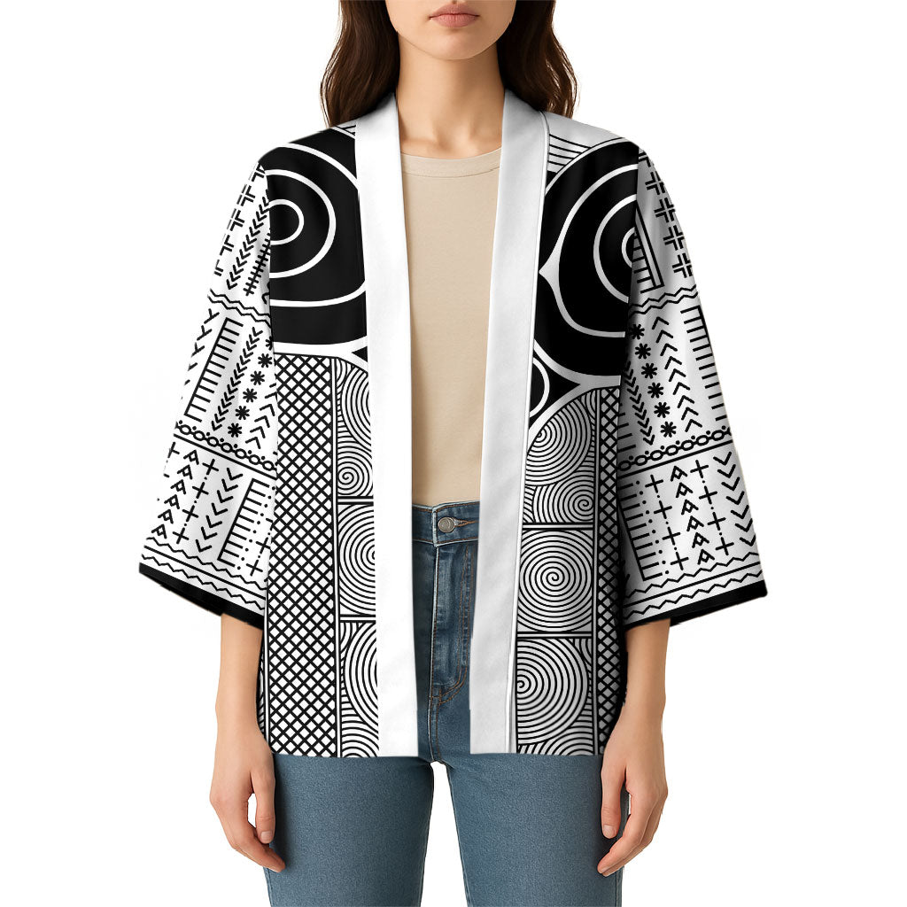 Japan Kimono Jomon Tattoo Inspiration White