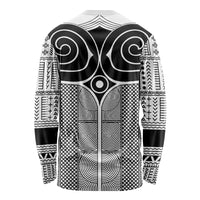 Japan Long Sleeve Shirt Jomon Tattoo Inspiration White