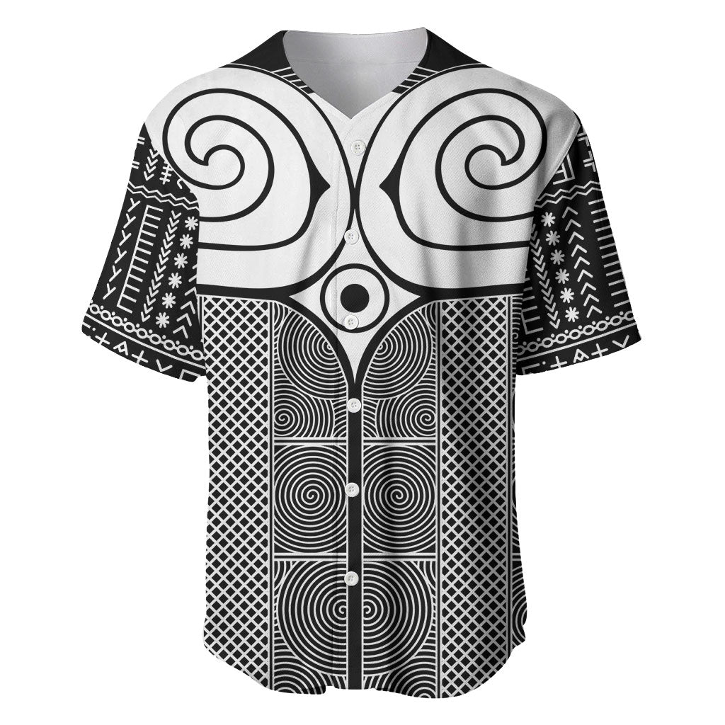 Japan Baseball Jersey Jomon Tattoo Inspiration Black