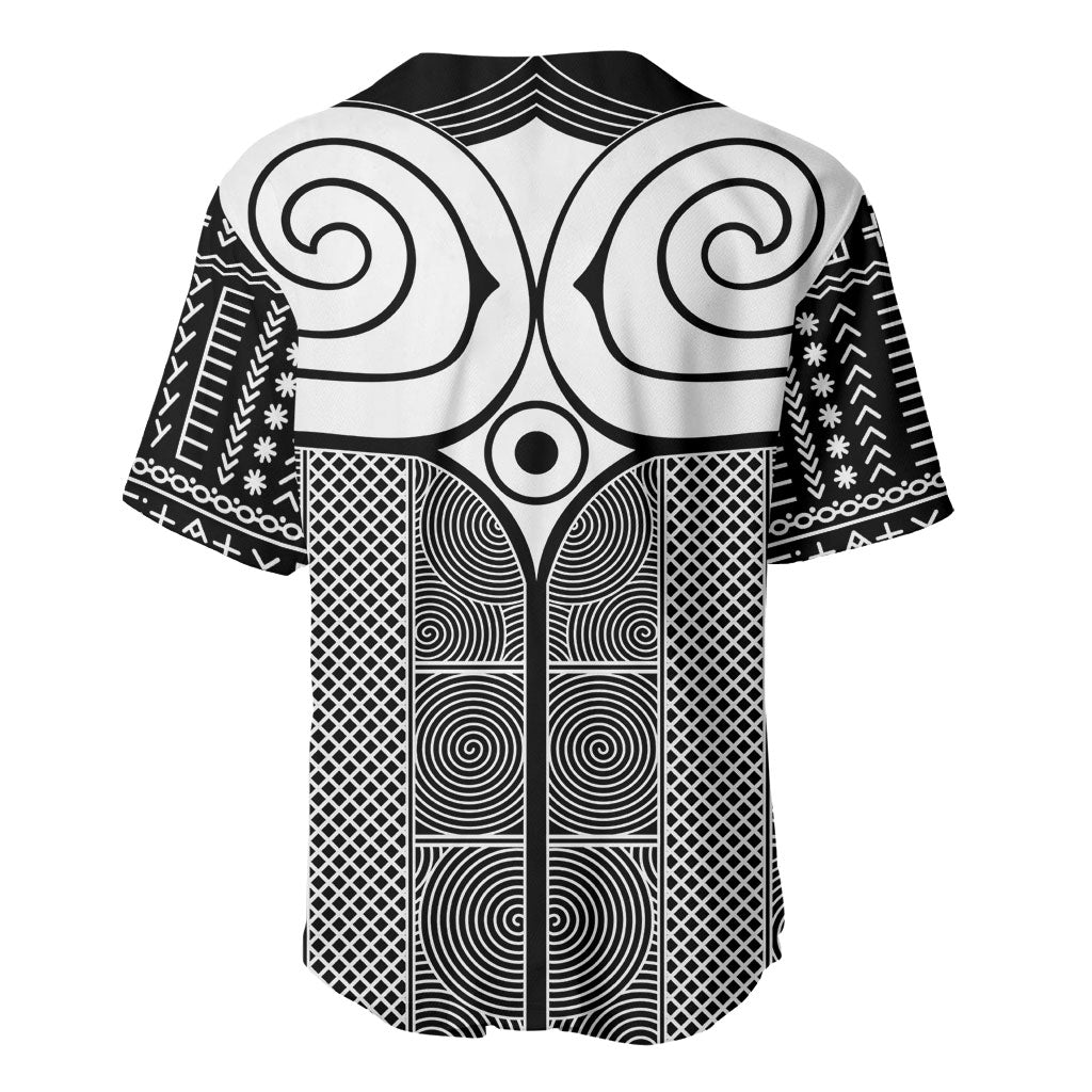 Japan Baseball Jersey Jomon Tattoo Inspiration Black