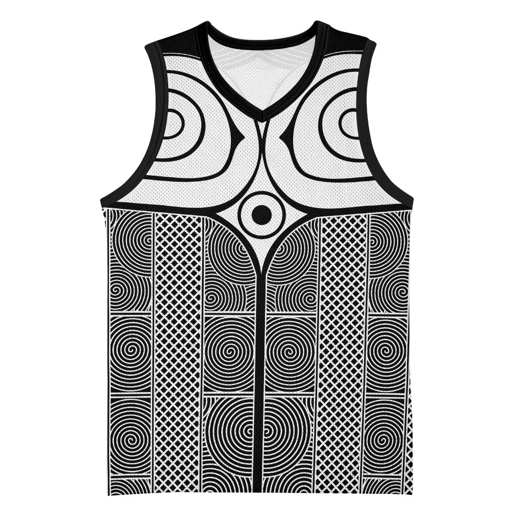 Japan Basketball Jersey Jomon Tattoo Inspiration Black