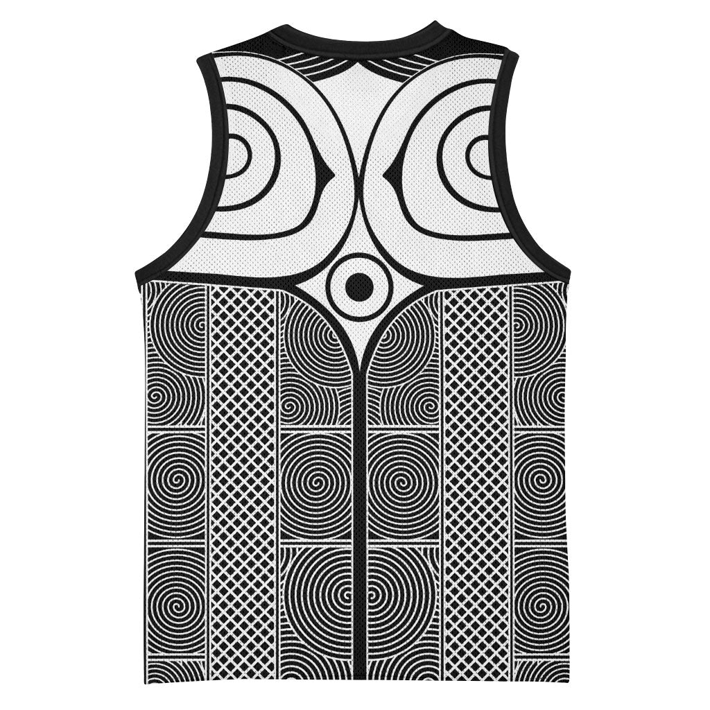 Japan Basketball Jersey Jomon Tattoo Inspiration Black