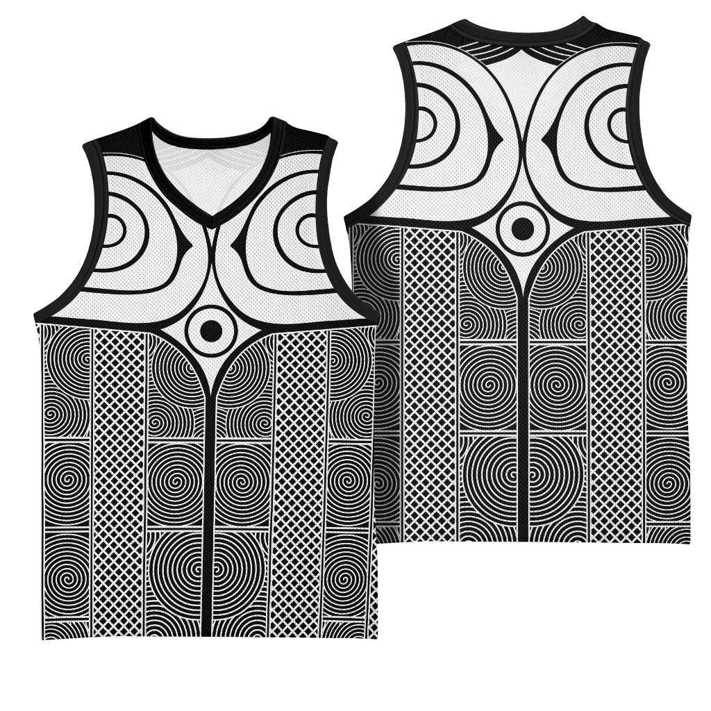 Japan Basketball Jersey Jomon Tattoo Inspiration Black