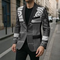 Japan Blazer Jomon Tattoo Inspiration Black