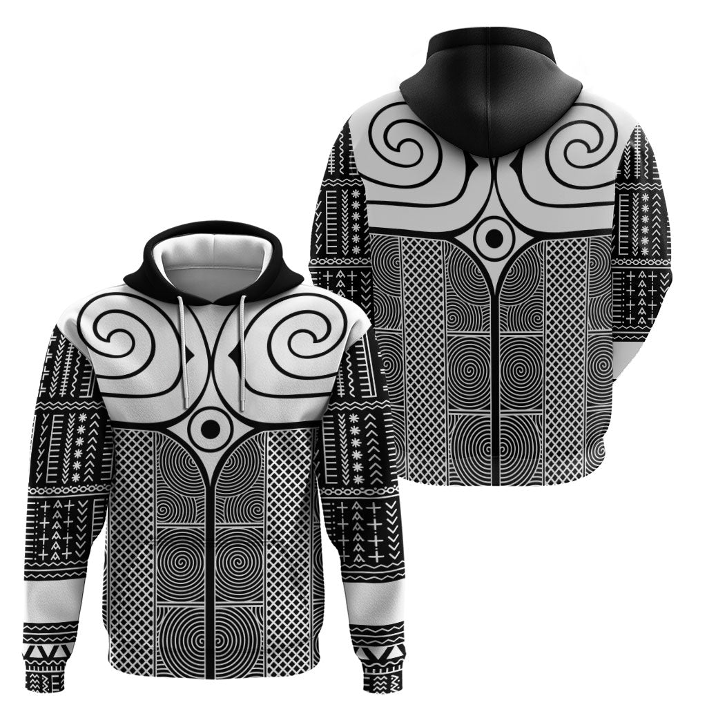 Japan Hoodie Jomon Tattoo Inspiration Black