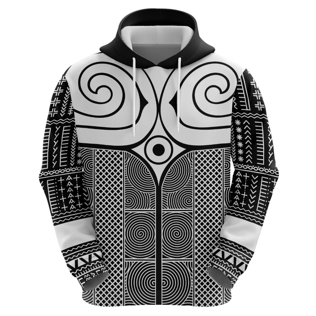 Japan Hoodie Jomon Tattoo Inspiration Black
