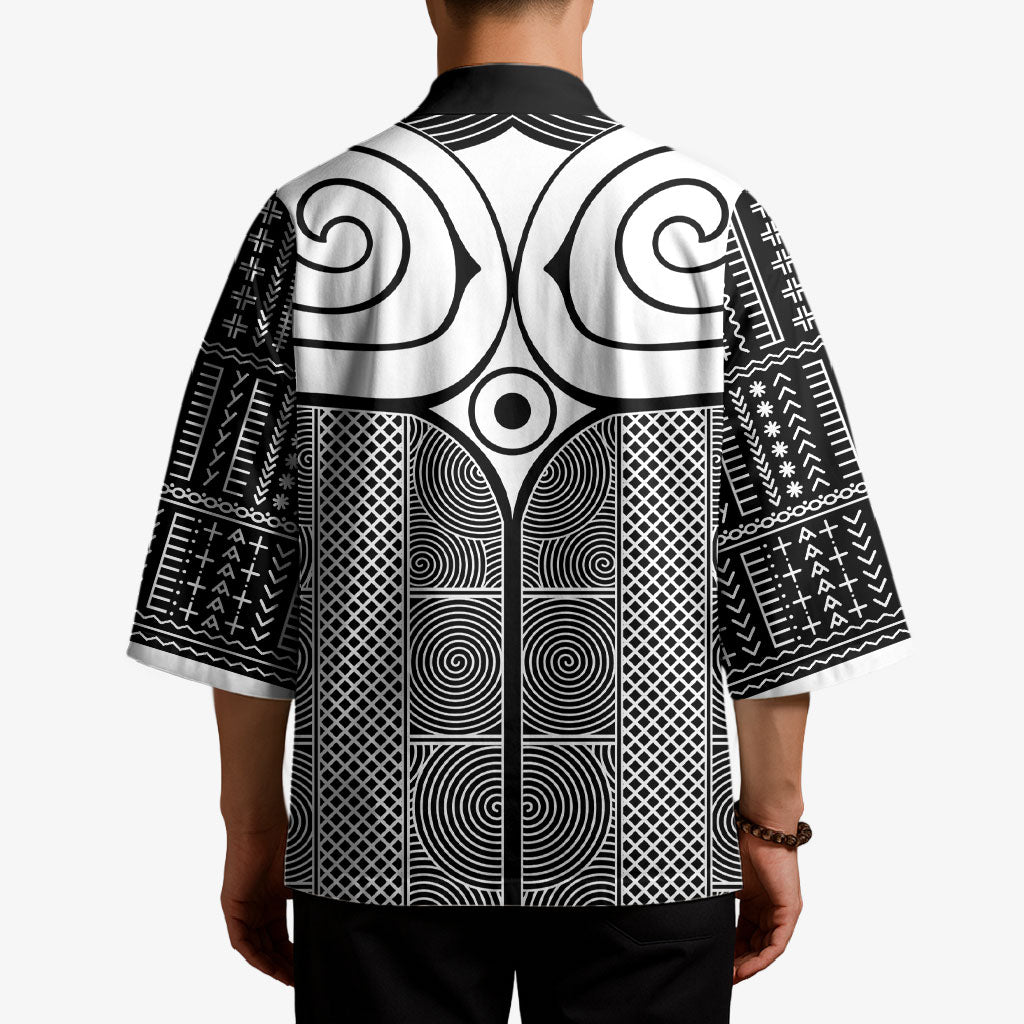 Japan Kimono Jomon Tattoo Inspiration Black