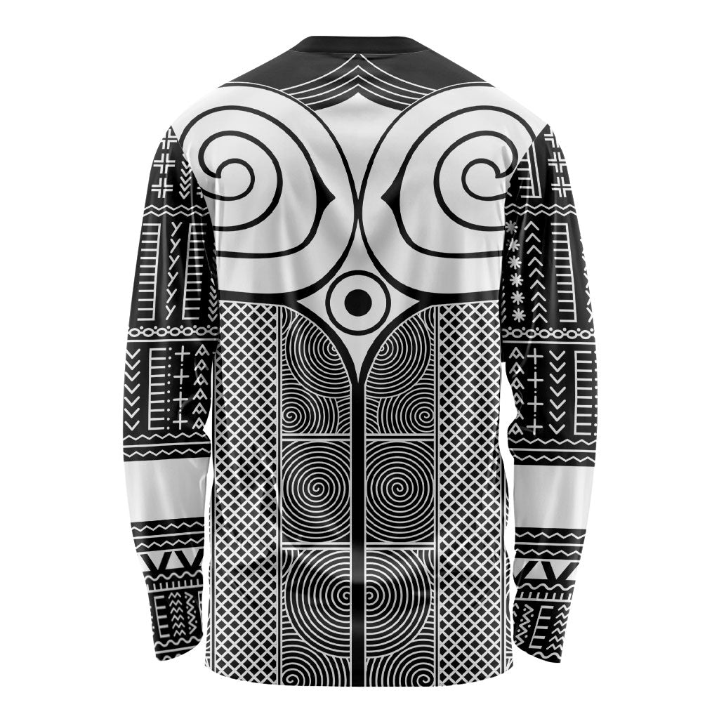 Japan Long Sleeve Shirt Jomon Tattoo Inspiration Black