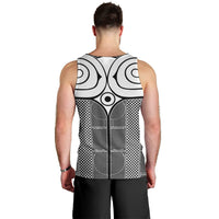 Japan Men Tank Top Jomon Tattoo Inspiration Black