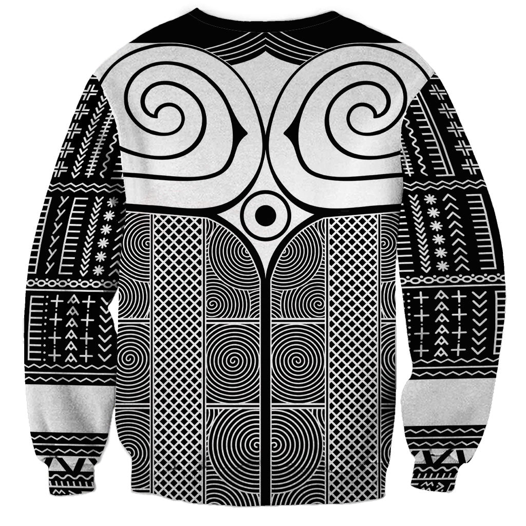 Japan Sweatshirt Jomon Tattoo Inspiration Black