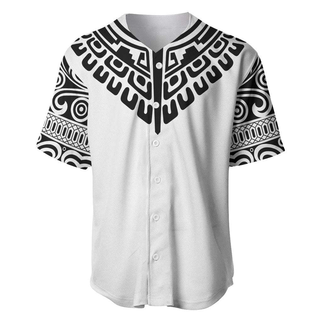 Japan Indigenous Jomon Tattoo Inspiration Baseball Jersey White Version
