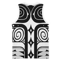 Japan Indigenous Jomon Tattoo Inspiration Basketball Jersey White Version