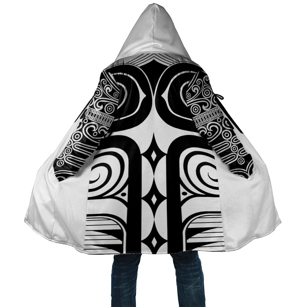 Japan Indigenous Jomon Tattoo Inspiration Cloak White Version