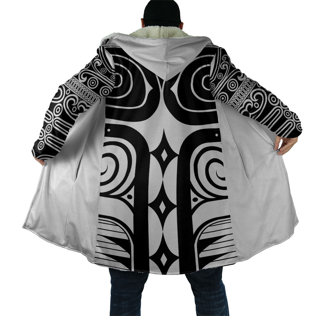 Japan Indigenous Jomon Tattoo Inspiration Cloak White Version