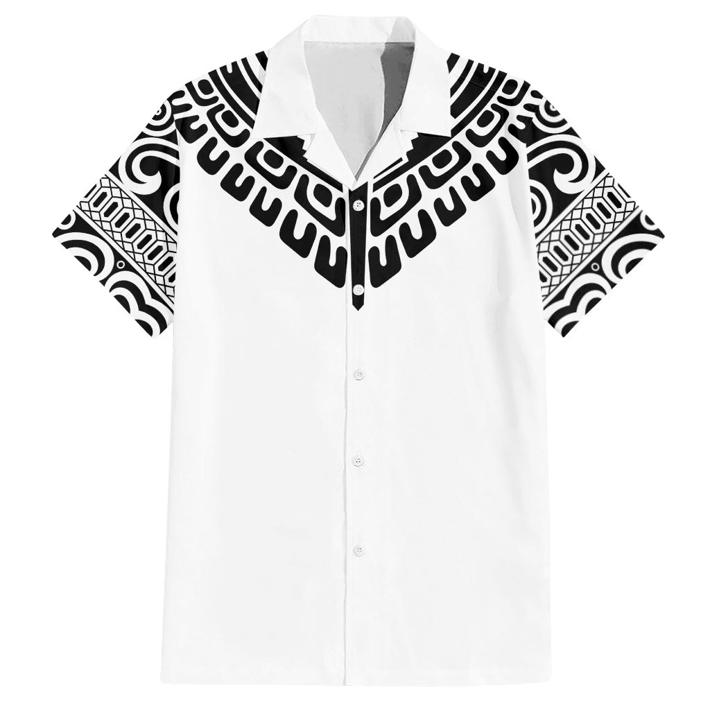 Japan Indigenous Jomon Tattoo Inspiration Hawaiian Shirt White Version