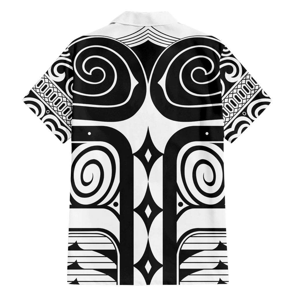 Japan Indigenous Jomon Tattoo Inspiration Hawaiian Shirt White Version