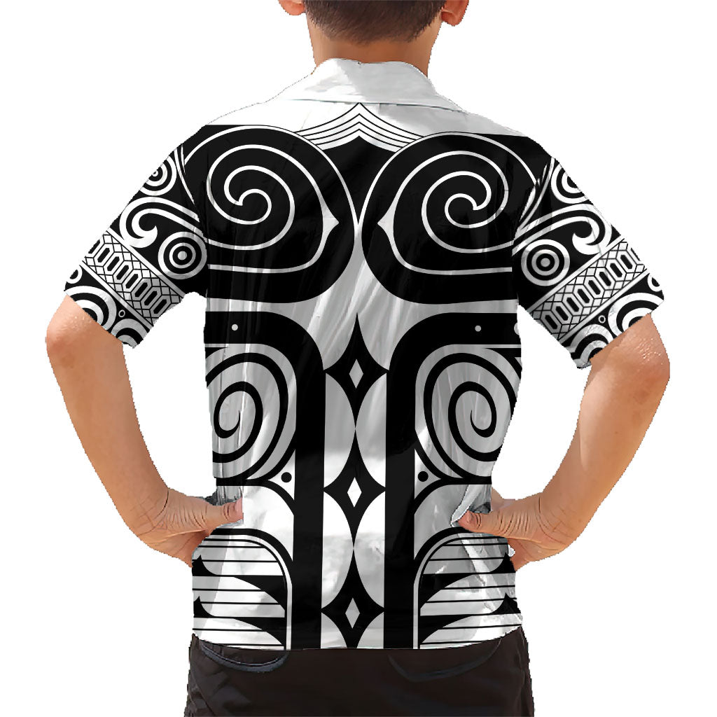 Japan Indigenous Jomon Tattoo Inspiration Hawaiian Shirt White Version