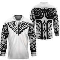 Japan Indigenous Jomon Tattoo Inspiration Hockey Jersey White Version