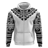 Japan Indigenous Jomon Tattoo Inspiration Hoodie White Version