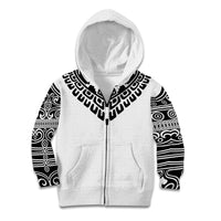 Japan Indigenous Jomon Tattoo Inspiration Kid Hoodie White Version