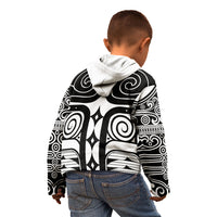 Japan Indigenous Jomon Tattoo Inspiration Kid Hoodie White Version