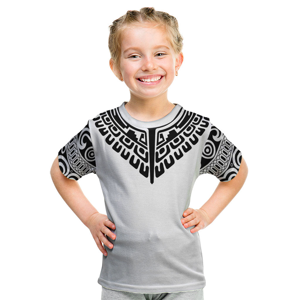 Japan Indigenous Jomon Tattoo Inspiration Kid T Shirt White Version