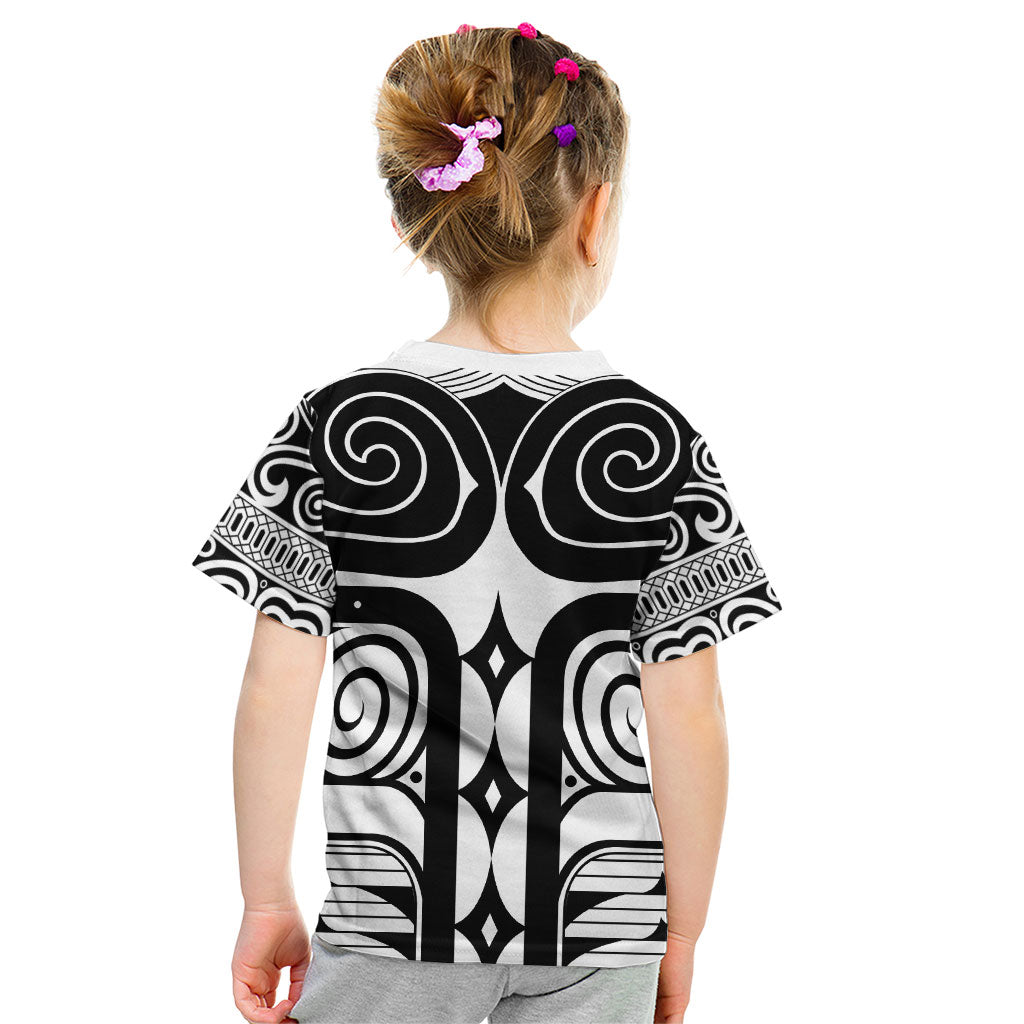 Japan Indigenous Jomon Tattoo Inspiration Kid T Shirt White Version