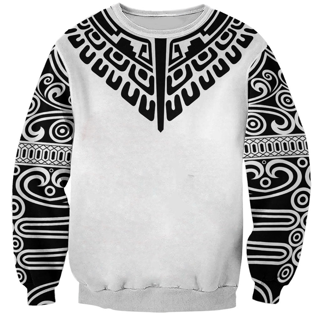 Japan Indigenous Jomon Tattoo Inspiration Sweatshirt White Version
