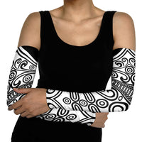 Japan Indigenous Jomon Tattoo Inspiration Arm Sleeves Black Version