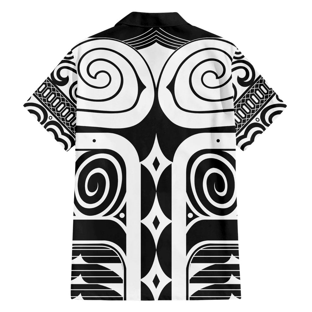Japan Indigenous Jomon Tattoo Inspiration Hawaiian Shirt Black Version