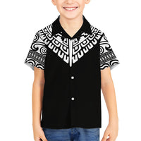 Japan Indigenous Jomon Tattoo Inspiration Hawaiian Shirt Black Version