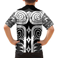 Japan Indigenous Jomon Tattoo Inspiration Hawaiian Shirt Black Version