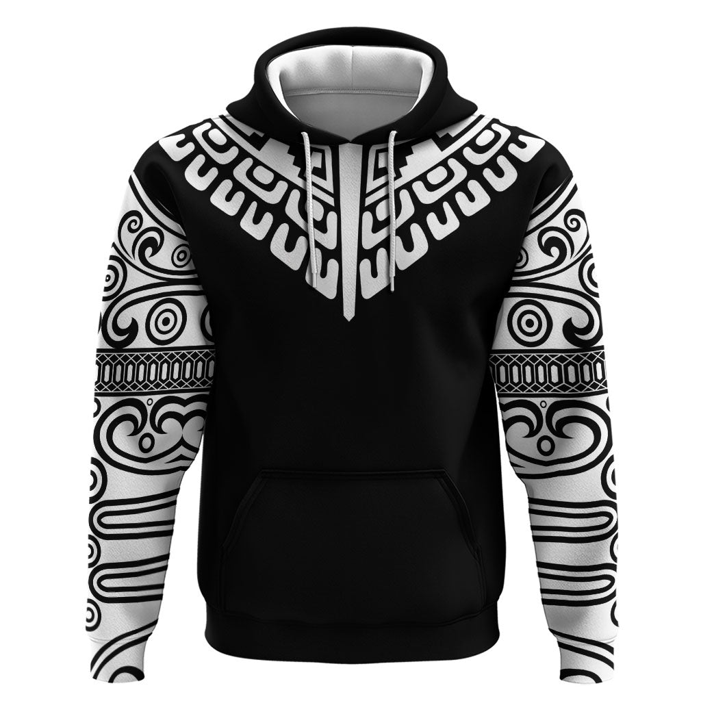 Japan Indigenous Jomon Tattoo Inspiration Hoodie Black Version
