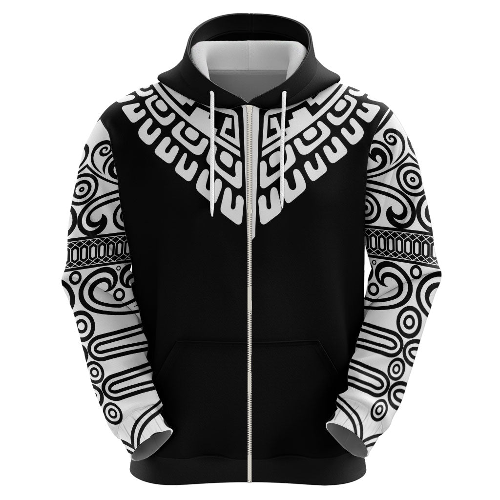 Japan Indigenous Jomon Tattoo Inspiration Hoodie Black Version