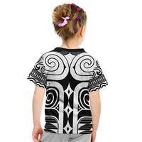 Japan Indigenous Jomon Tattoo Inspiration Kid T Shirt Black Version
