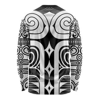 Japan Indigenous Jomon Tattoo Inspiration Long Sleeve Shirt Black Version