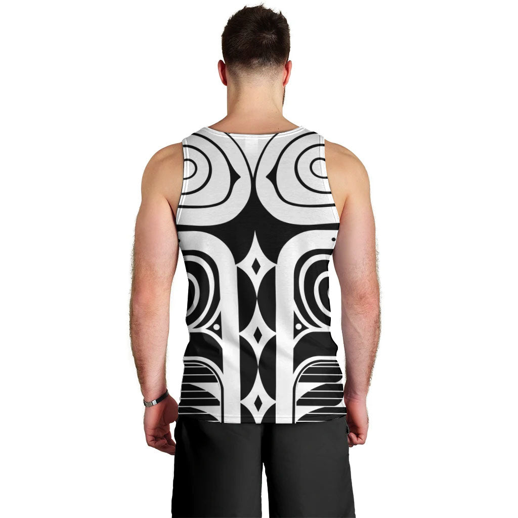 Japan Indigenous Jomon Tattoo Inspiration Men Tank Top Black Version